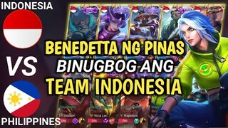 Bendetta ng Pinas Binugbog ang Team Indonesia - National Arena Contest  Mobile Legends