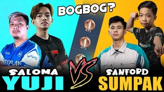 MAY NABOGBOG? SALOMA x YUJI vs SANFORD x SUMPAK in RANK! - MOBILE LEGENDS