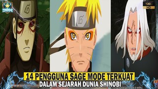 14 PENGGUNA SAGE MODE TERKUAT DALAM SEJARAH DUNIA SHINOBI- [NARUTO/BORUTO]