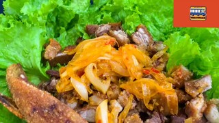 Ăn và thưởng thức món ba chỉ sốt mắm tỏi phần 1 #anngon