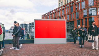 This McDonald's outdoor ad smells like french fries.