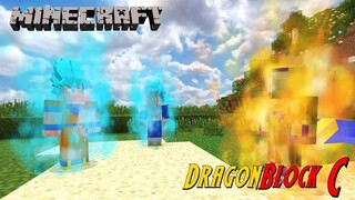 ซุปเปอร์ไซย่าบลู Vs โกลเด้นฟรีเซอร์!! | Minecraft Dragon Block C #10