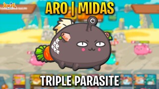 TRIPLE BUNNY DISCARD META! TOP RANK ARO | MIDAS! DOUBLE DUSK PLANT | 2975 MMR | AXIE INFINITY