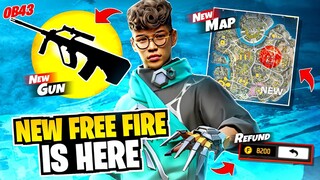 New Free Fire is Here 😍 *must watch* New Update OB43 - Garena Free Fire