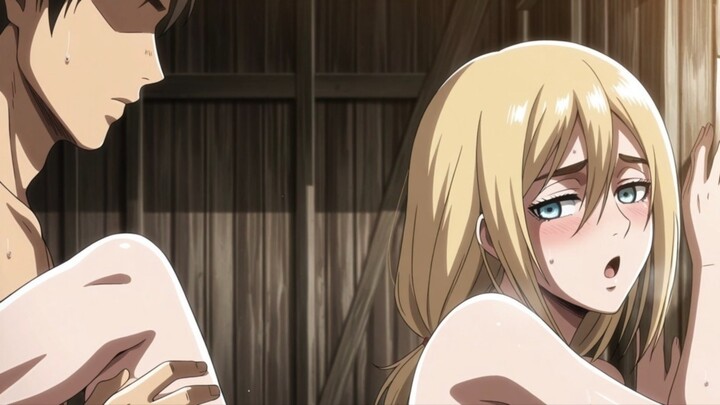 Eren selingkuh sama si blonde di kandang kuda