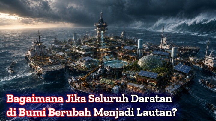 Bagaimana jika seluruh daratan di Bumi tiba-tiba menghilang dan planet kita berubah menjadi lautan t