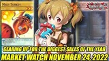 Gearing Up For The Biggest Sales Of The Year! Yu-Gi-Oh! Market Watch November 24, 2022