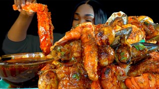 KING CRAB SEAFOOD BOIL MUKBANG | DESHELLED | SEAFOOD BOIL MUKBANG | Seafood | Mukbang