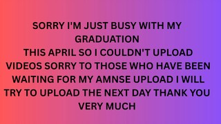 sorry I won't be uploading (amnse) so maybe I'll be able to upload it next week, thanks.