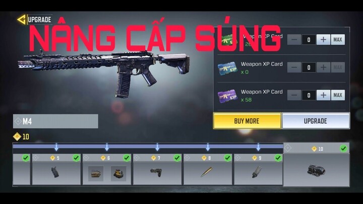 [CALL OF DUTY MOBILE] Hướng dẫn nâng cấp súng để leo Rank.