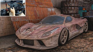 Rebuilding FERRARI LAFERRARI (1300HP) - Forza Horizon 5 | Thrustmaster T300RS gameplay