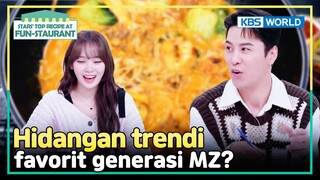 [IND/ENG] Apa menu yang bikin Chaewon LE SSERAFIM ngiler? | Fun-Staurant | KBS WORLD TV 240304