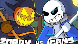 【官方双语】ZARDY 对决 SANS 【FNF与UNDERTALE动画】