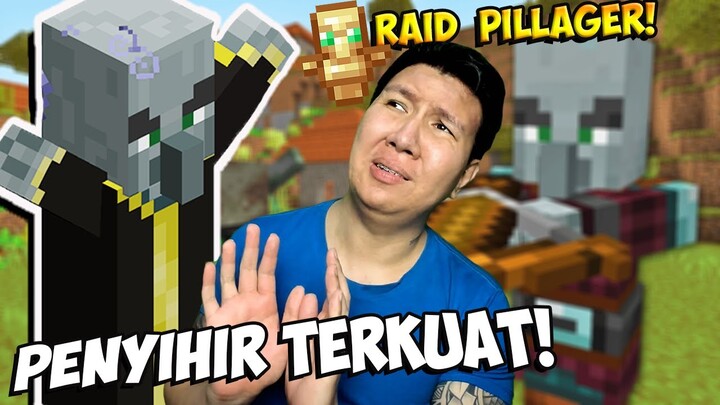 MELAWAN RAID PILLAGER & MENDAPATKAN TOTEM OF UNDYING! - Minecraft