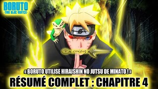 BORUTO UTILISE HIRAISHIN NO JUTSU DE MINATO ! : BORUTO TWO BLUE VORTEX CHAPITRE 4 RÉSUMÉ COMPLET