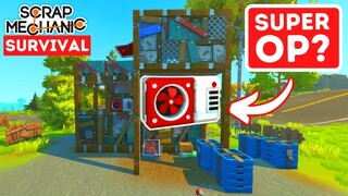 This AC is Broken (in a Good Way) | Scrap Mechanic Survival