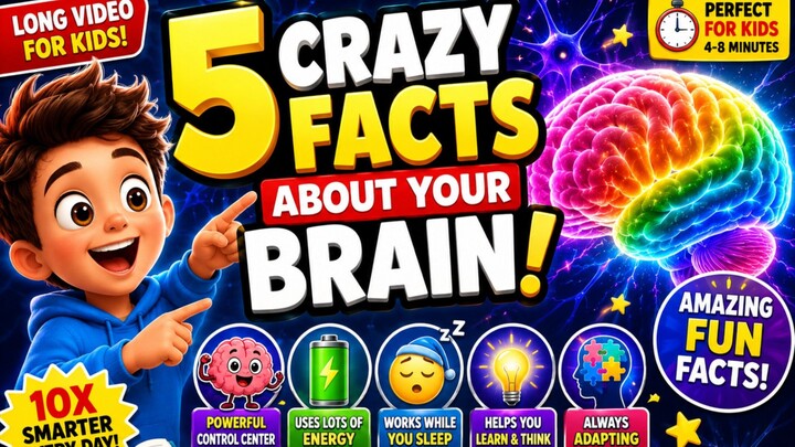 5CRAZY Facts About Your Brain! 🧠🤯