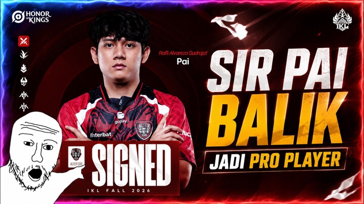 SIR PAI BALIK JADI PRO PLAYER😱