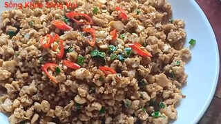 Đẩu hủ non khèo mặn.Món chay dinh dưỡng cho mọi nhà