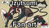 3 Izutsumi Fan art with dog version