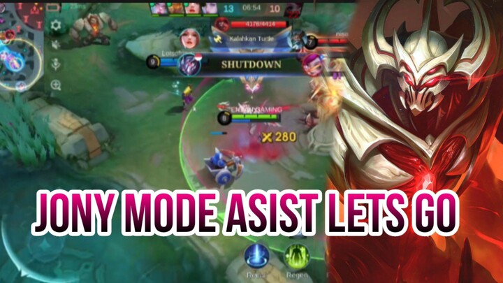 JHONY MODE ASIST LETS GO