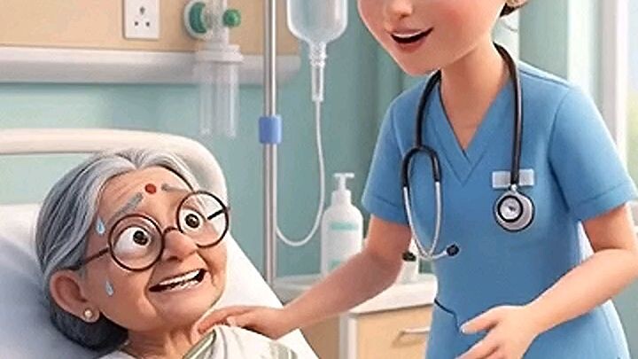 ভ্যাকসিনের সুঁই দেখেই বিধবা মহিলার চিৎকার! হরিবোল হরিবোল 😂 | Funny Cartoon Shorts #BanglaShorts #Ba