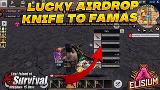 Knife to Famas | Lucky Airdrop | Badge Drop | last island of survival | last day rules of surival