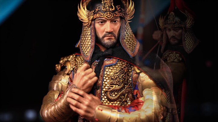 [Xiaohei's sharing] #7 Kongling Pavilion 1/6 Ming Shenzong Golden Armor KLG-R026B Playing experience
