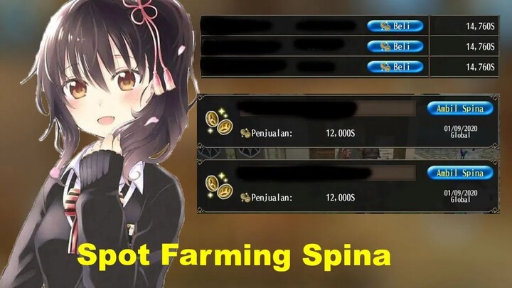 SPOT FARMING SPINA - TORAM ONLINE