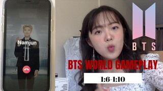 {RM calls me!} BTS World Gameplay 1:6-1:10 [part 2]