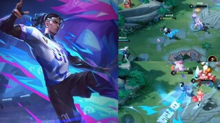 Rov : New Skins Raz Football เอฟเฟคสกิลสุดเท่