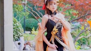 【YUKO喵】Come and see Auntie dancing = Gaotang = Ni Shui Han Yujie Fengyu Long Lingze cosplay