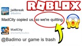JAILBREAK QUITS ROBLOX, because of THIS game...