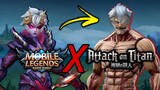FINALLY ATTACK ON TITAN x MLBB COLLAB IS HERE !! DYRROTH NEW SKIN?