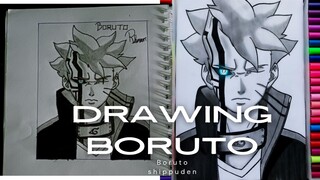 drawing Boruto