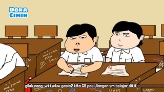 Kisah Emak Kecil Saat Sekolah - Animasi Doracimin