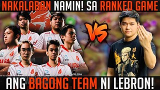 NAKALABAN NAMIN BAGONG TEAM NI L3BRON SA RANK GAME (AURA PH VS TEAM L3BRON)