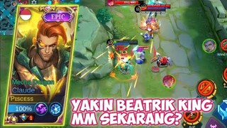 CARA MENANG LANE LAWAN BEATRIK MM TER OP DI PATCH SEKARANG | TOP GLOBAL CLAUDE -MLBB