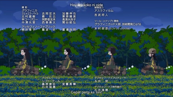 Girl Und Panzer Das finale 3 Ending sub indo
