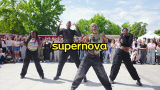 French hunk dances to aespa - Supernova _ Dance Cover Performance , Paris