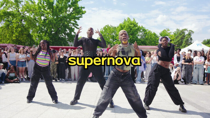 French hunk dances to aespa - Supernova _ Dance Cover Performance , Paris