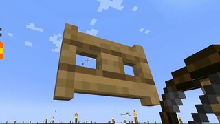 Minecraft: ukuran 0,01 piksel, dapatkah itu masuk melalui celah antara lava dan air?