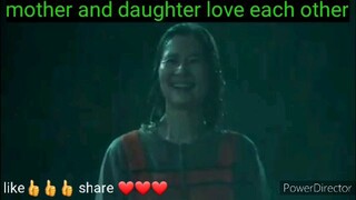 mother and daughter love each other
