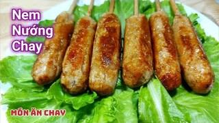 Cách Làm NEM NƯỚNG CHAY Dai Và Thơm Ngon Với Nguyên Liệu Đơn Giản | Món Chay Ngon Bà Mẹ Quê.