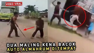 Maling Dibacok Warga || Kepergok Saat Mencuri Dua Maling Langsung Dikasih Salam olahraga