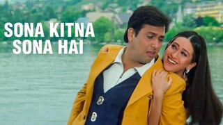 Sona Kitna Sona Hai Govinda Karisma Kapoor Udit N Poornima Hero No 1 90 s Blockbuster music video
