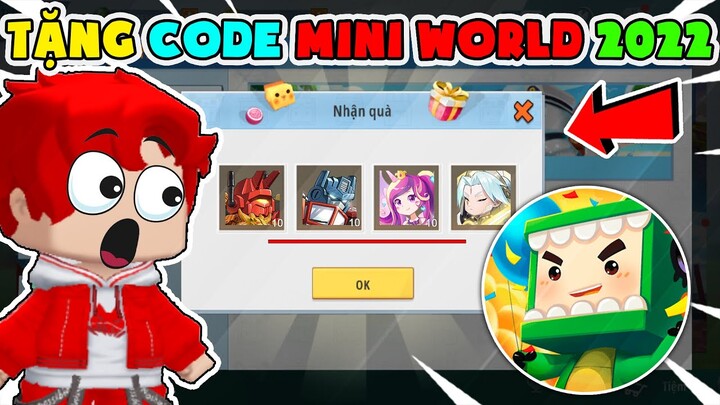 Tặng Code Mini World Không Giới Hạn Toàn Sever Nhận Ngay Quà Cực Ngon, Mới Nhất 2022 - Kha TG