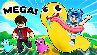 Becoming the BIGGEST MEGA Worm in Roblox!