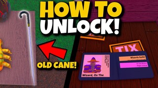 HOW TO UNLOCK "WALKING CANE" & "ANIME SWORD" INGREDIENT IN NEW UPDATE! Wacky Wizards Roblox