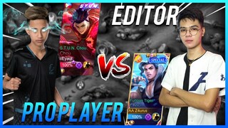 PRO PLAYER VS EDITOR